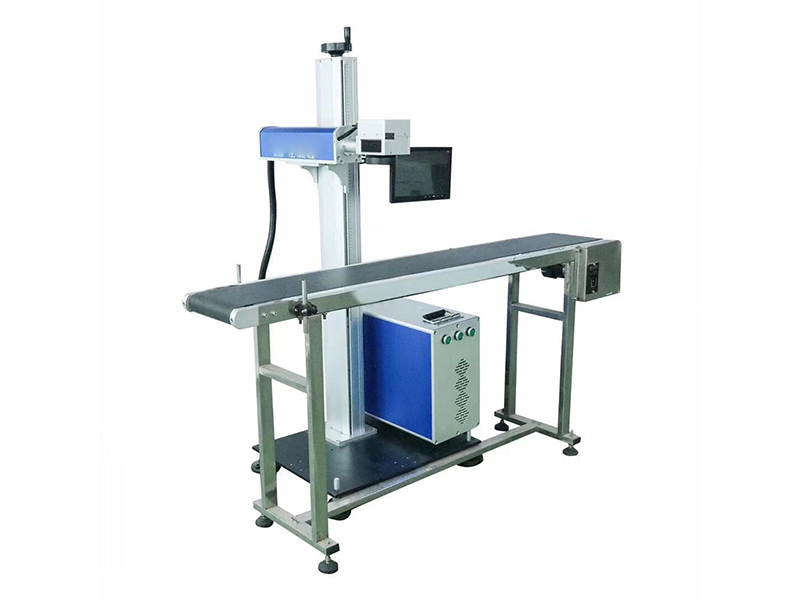 Online flying laser marking machine